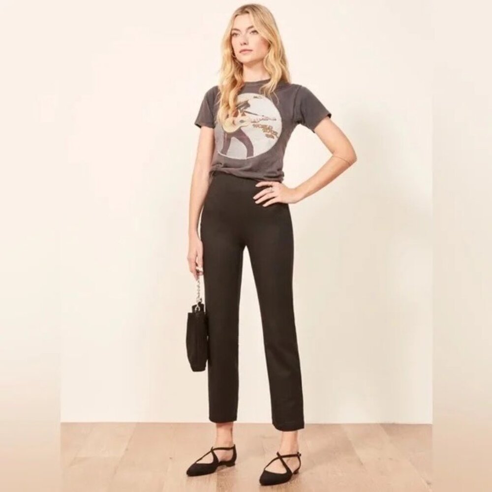 Reformation Marlon Pant (Trousers) in Black